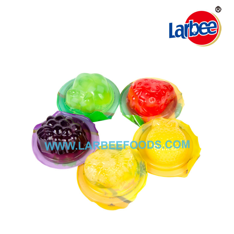 Delicious Ready to Eat Snacks 28g Fruit Jelly in Football Jar