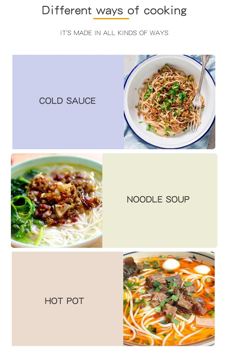 Low Calories Self Heating Meals Oat Halal Konjac Noodle Pastai