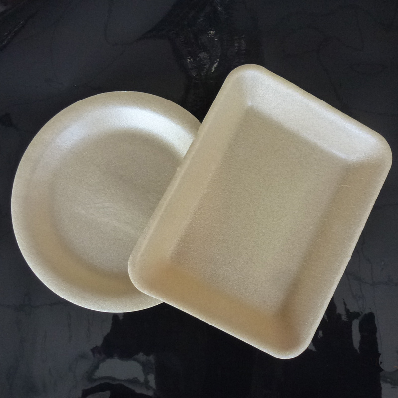 Biodegradable Expanded PLA Cooked Food Compartment Clamshell