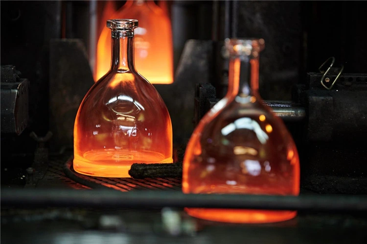 Direct Selling Homemade Whisky Rum Vodka Round Empty 750ml Glass Bottle