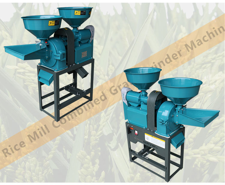 Mini Grain Milling Combined Wheat Grinder Auto Rice Mill in Bangladesh