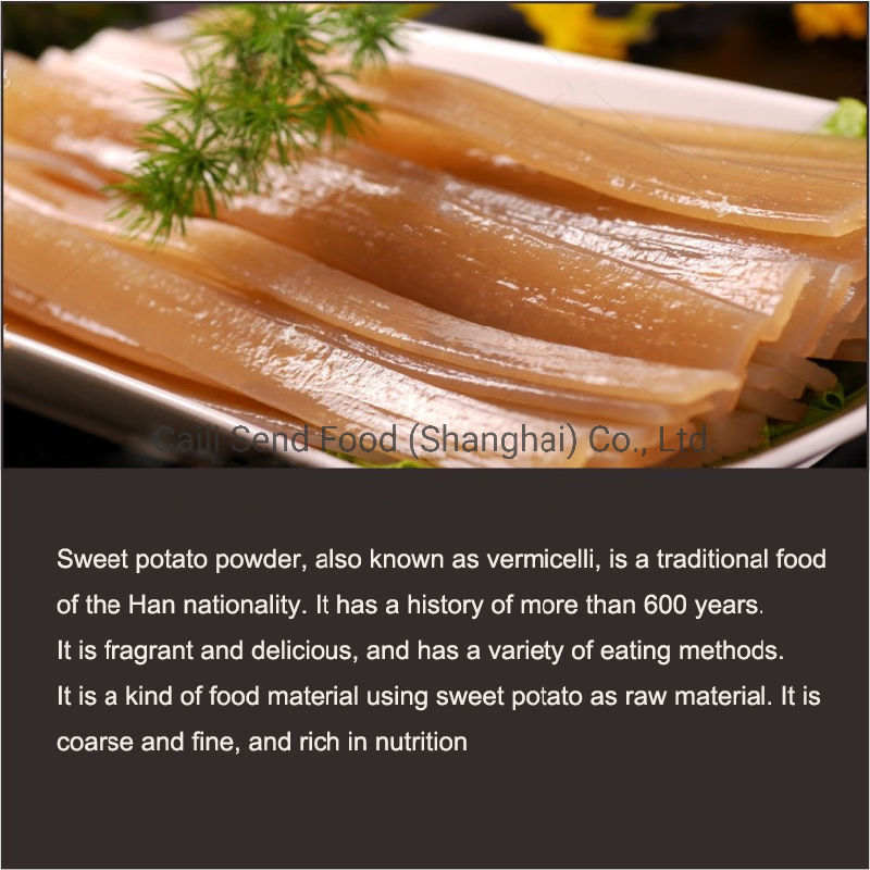 Factory Direct Sale Sweet Potato Vermicelli for Low Temperature Storage