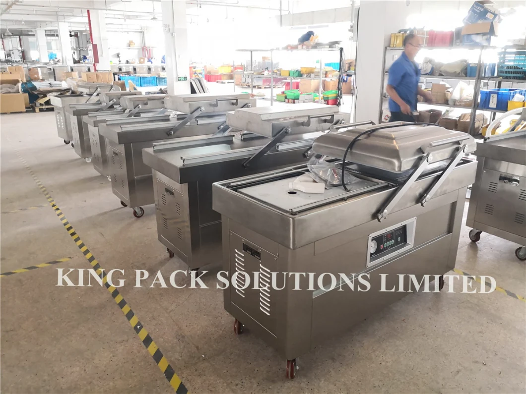 Double Chamber Vacuum Packing Machine for Seafood/Salted Meat/Dry Fish/Pork/Beef/Rice From China
