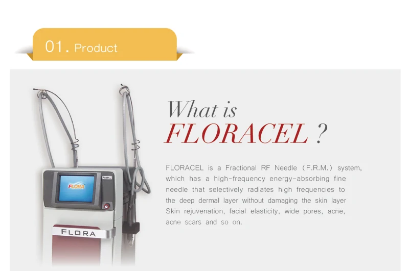 Korea Microneedle Fractional RF Face Skin Lifting Wrinkle Removal Machine