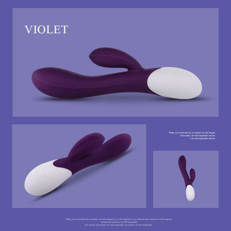 BS1001 G Spot Dildo Silicone Self-Heating Vibrator for Women Dual Vibration Waterproof Female Vagina Clitoris Massager Sex Toy