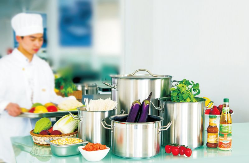 Heavybao Stainless Steel Cooking Stock Pot for Hotel Kitchen