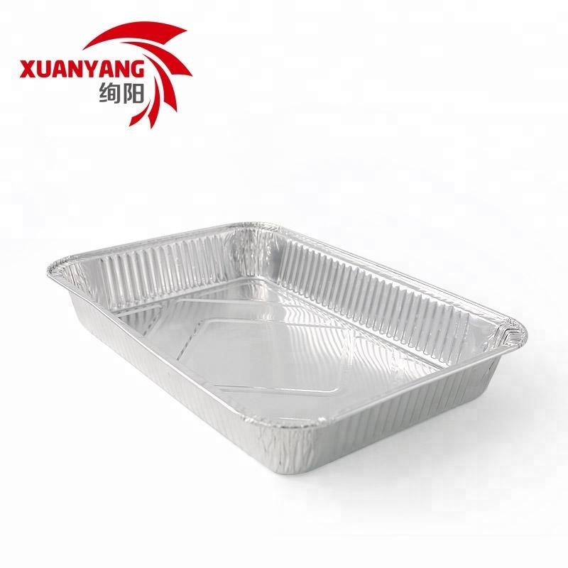 Aluminum Foil Container Meals Disposable Fast Food Container