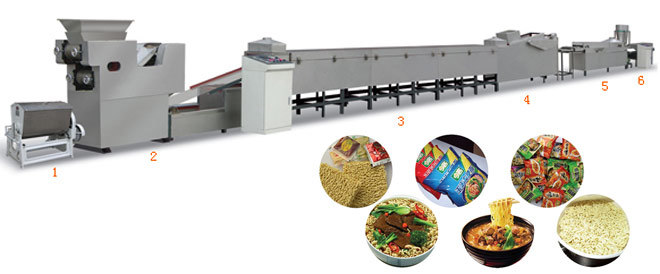 Factory Cheap Maggie Small Fried Korean Instant Noodles Making Machine