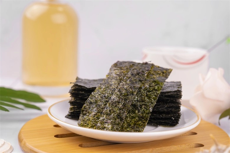 Delicious Seasoned Seaweed Food Instant Seaweed Green Seaweed Healty Seaweed Food 4.5g