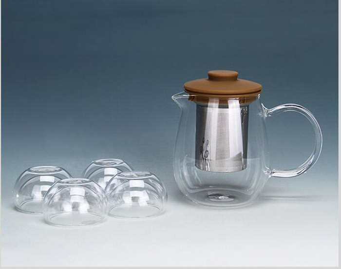 Heat Resistant High Borosilicate Glass Tea Cup for Gifts