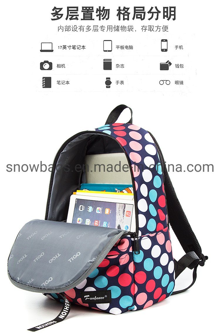 Maiden Heart Backpack Laptop Bag Stock Bag Travel Bag Computer Bag Outdoor Bag Student Bag School Bag