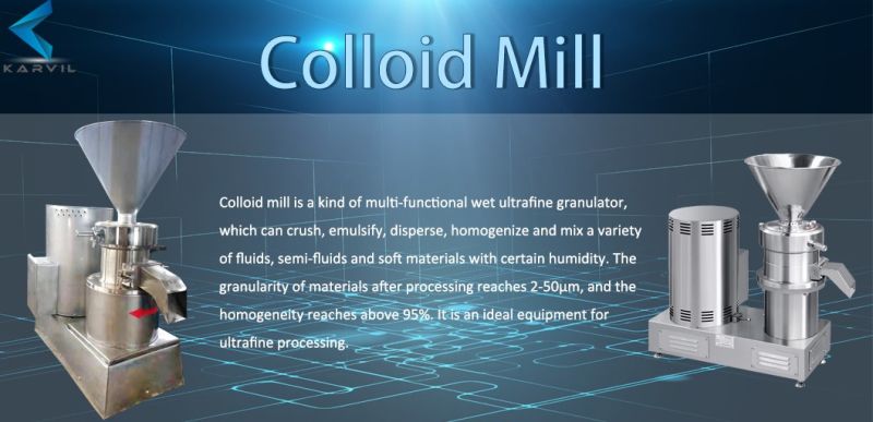 Karvil Colloid Mill Machine for Processing Mashed Potatoes