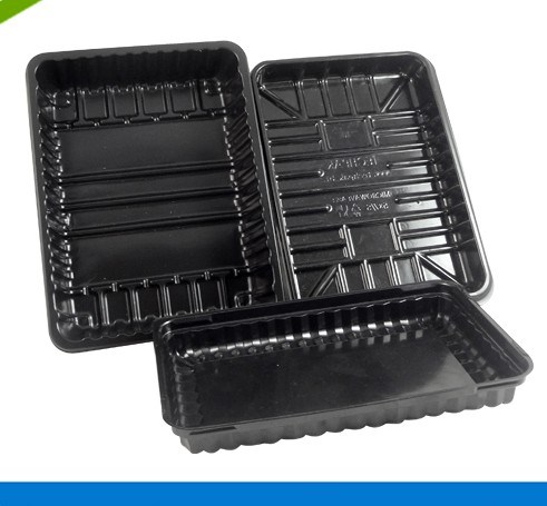 Biodegradable Expanded PLA Cooked Food Compartment Clamshell