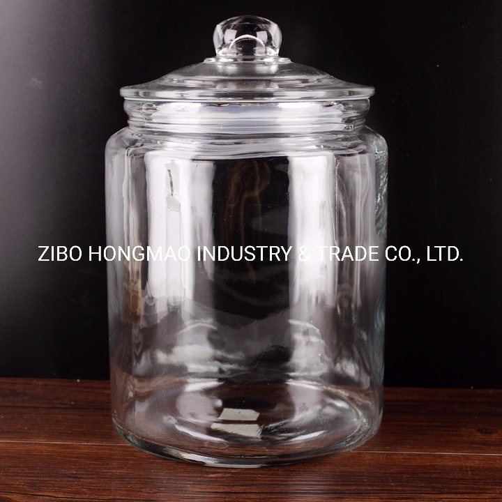 6L Large Size Best Selling Round Glass Storage Jar Bottle Cookie Jar Pickle Jar