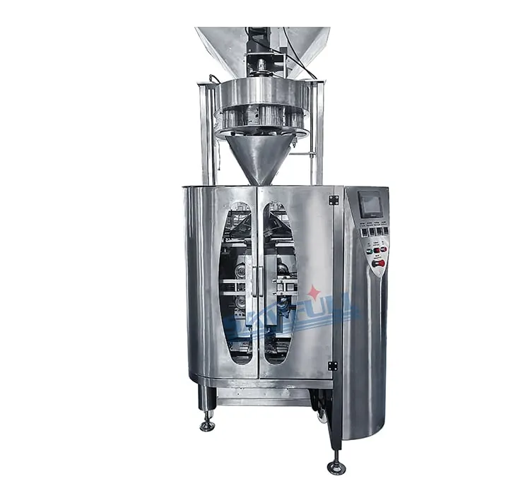 Dry Noodles Plastic Bags Packaging Machine with Volumetric Cup Dosing Weigher