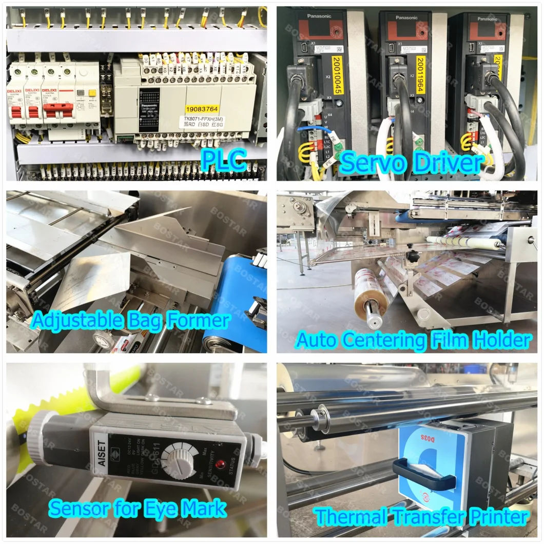 Cakes Multiple Pack Dry Bag Noodles Biscuits Flow Pack Pillow Packaging Automatic Horizontal Packing Packaging Machinery