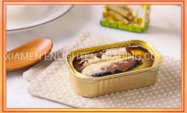 Easy Prepared Quick Food Canned Sardine Fish in Brine 155g
