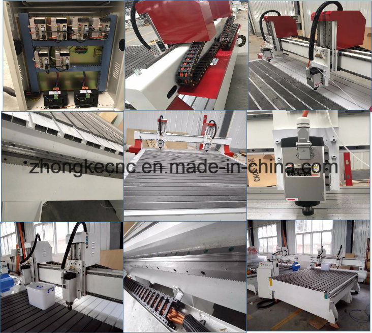 Double Heads Wood Working CNC Router Engraving Machine