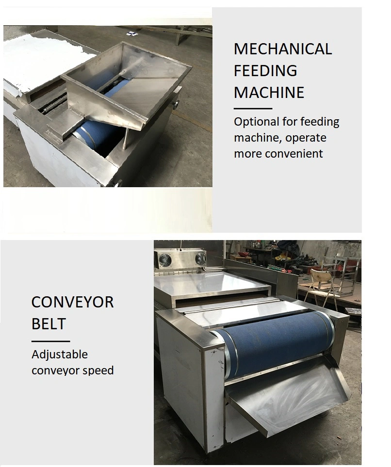 Large Industrial Continuous Microwave Conveyor Belt Microwave Drying Machine