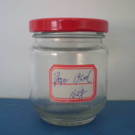 Glass Jar/Bottle/Honey / Jam / Salad / Pickle / Canning Jar 195ml
