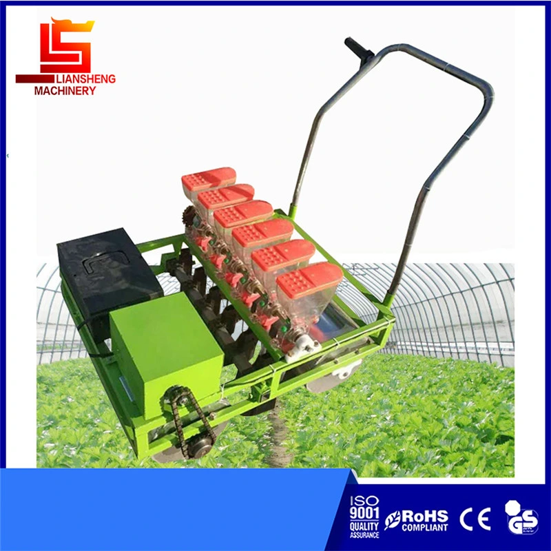 Electrical Self-Propelled Vegetable Precison Seeder 3-7rows Handheld Vegetable Seeding Machine