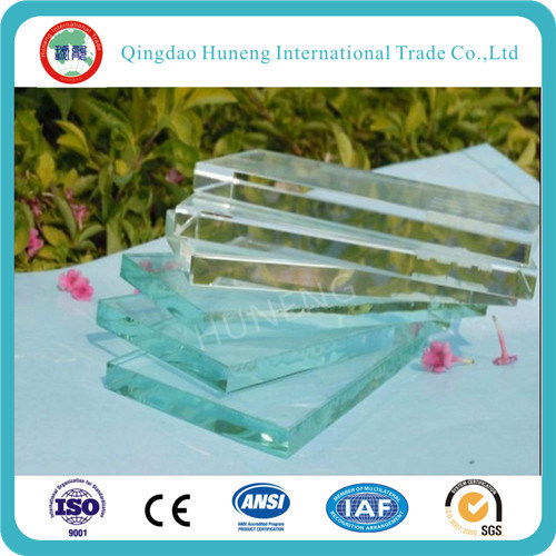 Super Clear Float Glass/Crystal Clear Glass/Low Iron Glass with ISO Certificate