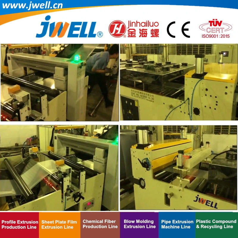 Jwell-PP|PS Side by Side Twin Colors Sheet Recycling Making Extrusion Plastic Cup Machine for Suction Package Stationery Decoration Convenience Food Package