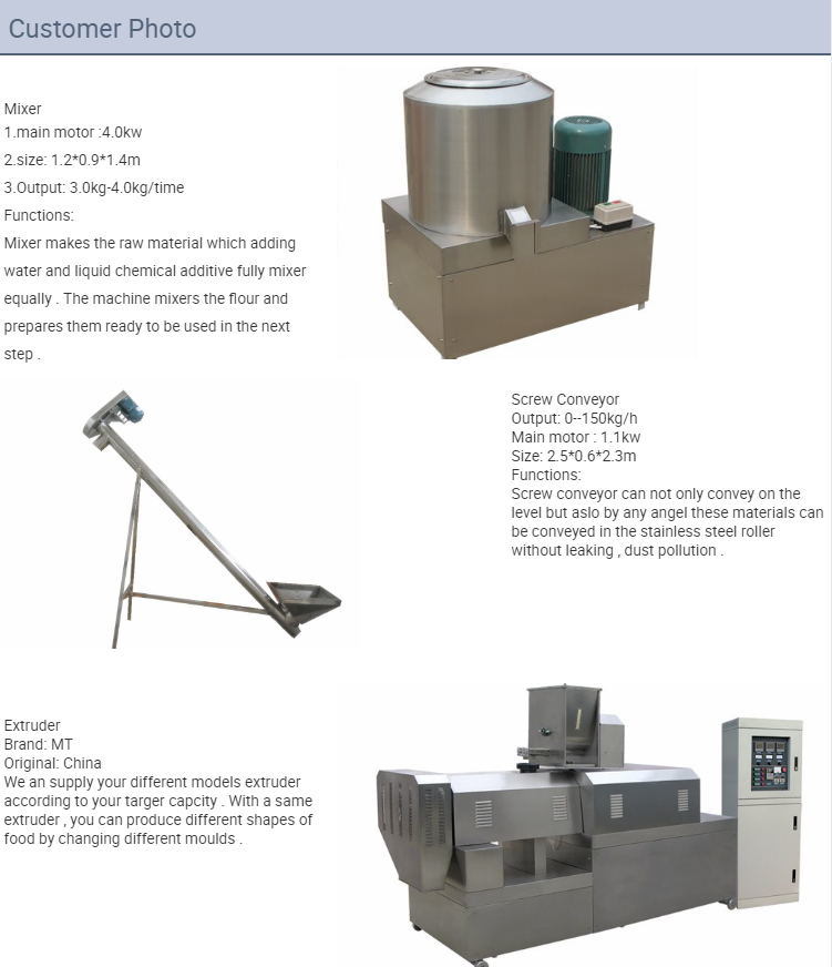 Supply Automatic Nutritional Artificial Rice Extruder Making Machine