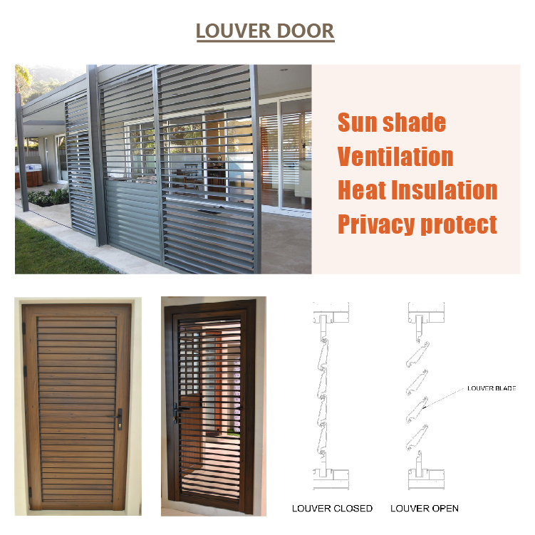 Hot Sell Aluminum Tempered Glass Louver Window with Adjustable Shutter