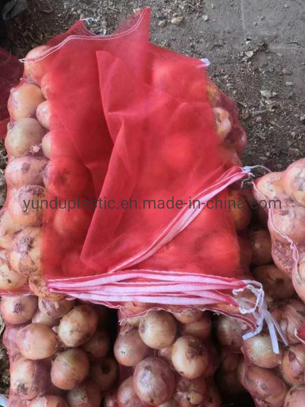20kg 25kg 30kg PP Mesh Bag Vegetables Packing Onion Potatoes