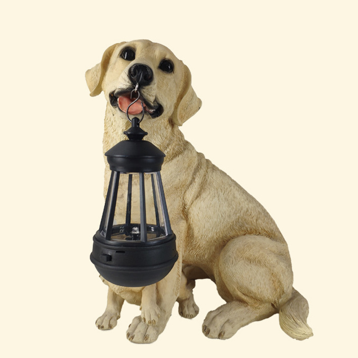 Wholesale Vivid Arts Resin Animals Decorative Dog Statue, Garden Decor Life Like Animal Resin Dog