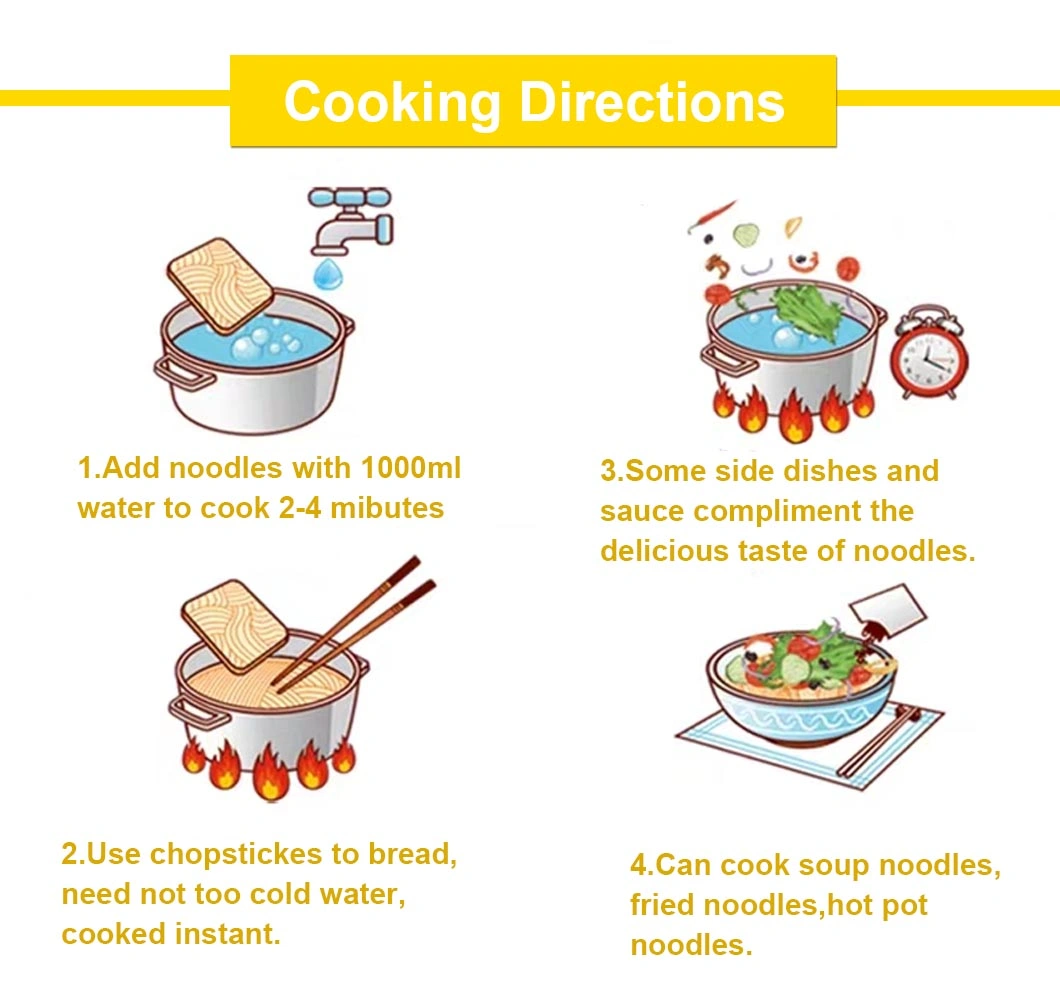 Free Sample Chinese Manufacturing Wholesale Quick Cooking Instant Noodles Ramen