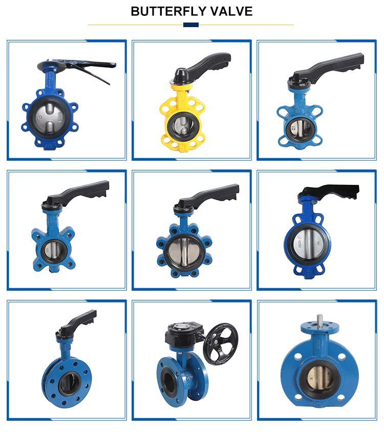 Cast Iron or Cast Steel or Ductile Iron Lug or Wafer Butterfly Valve