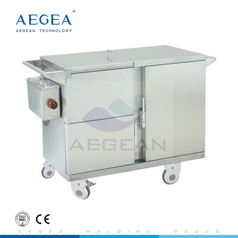 AG-Ss035b Stainless Steel Cart for Delivering Meals with Heat Preservation