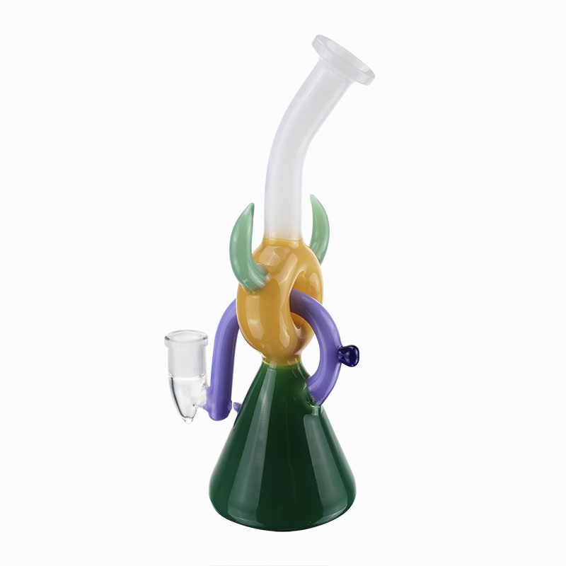 Hot Sales Yx Colorful Glass Water Pipes Smoking Pipe