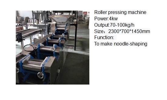 Commercial Stainless Steel Instant Fried Noodles Making Machine