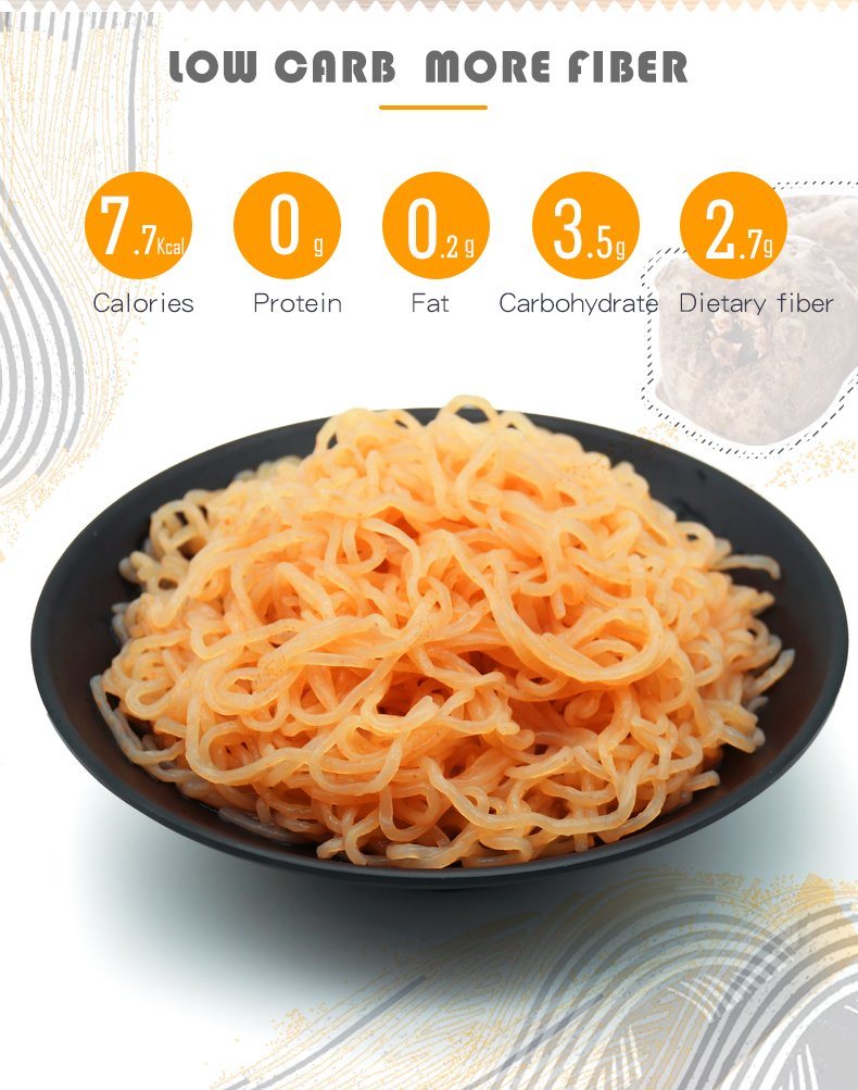 Factory Price Hot Selling Gluten Free Konjac Instant Noodles