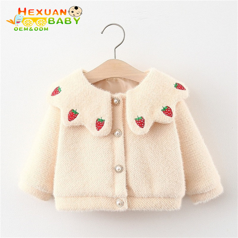 Baby Girls Autumn Winter New Fashion Jackets Korean Style Warm Cute Coats and Jacket