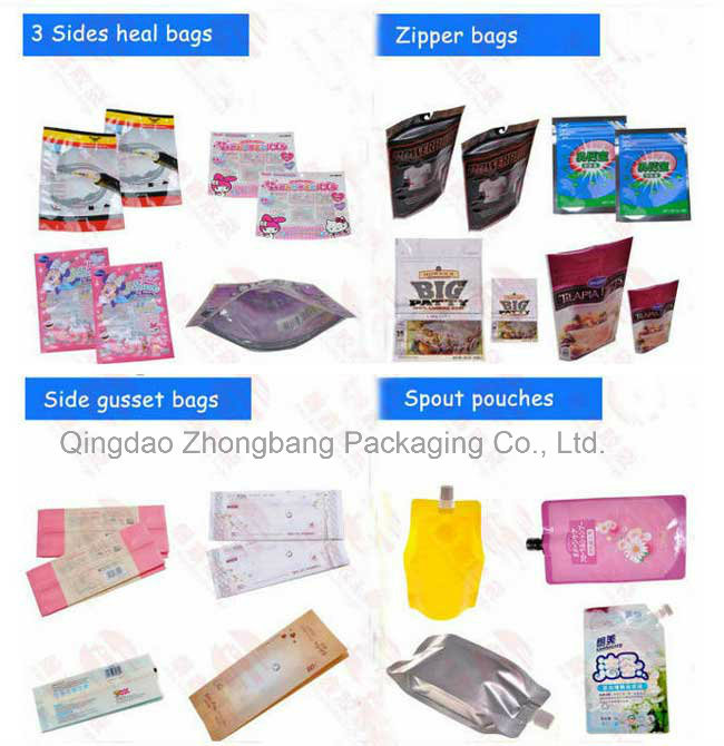 Plastic Packaging Bags for Rice and Wheat Flour with Handle