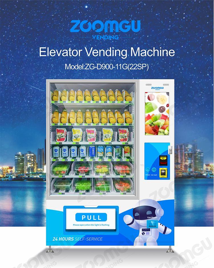 Zg Vending Machine for Cooked Food with Touch Screen