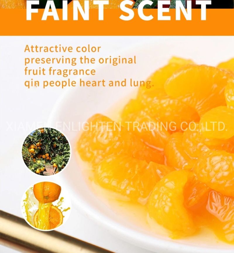 Ready to Eat Canned Mandarin Orange in Light Syrup