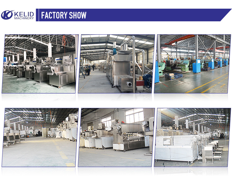 Fully Automatic Soya Protein Nuggets Vegetarian Meat Making Line