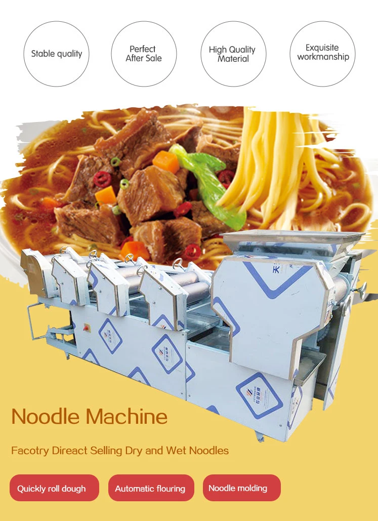Stainless Steel Ramen Udon Processing Equipment Fresh Noodles Making Machine