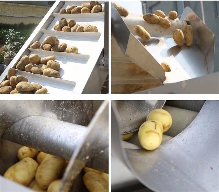 Fully Automatic Sweet Potato Flakes Frozen French Fries Processing Line