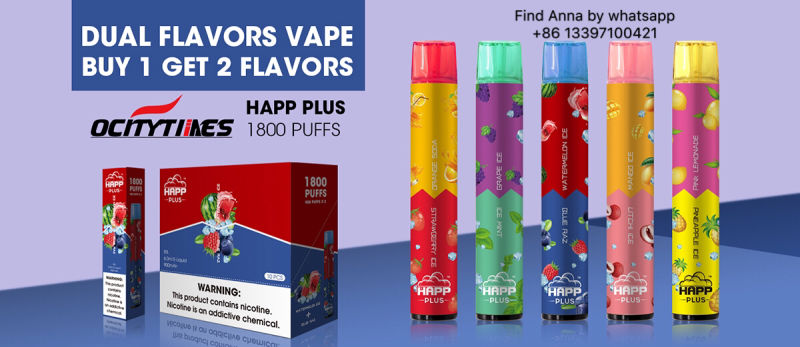 Customization Sticker Packaging Big Vape 2in1 Flavorful Disposable E-Cigarette