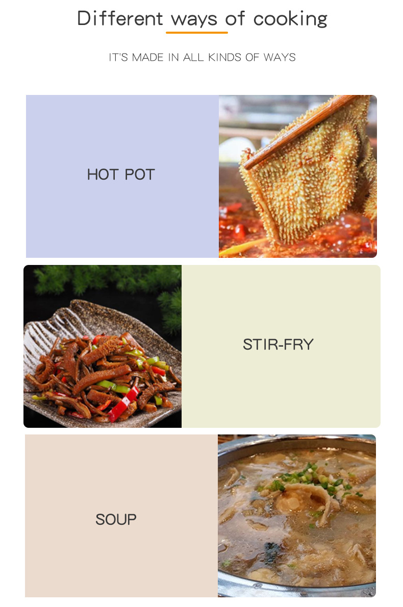 Chinese Flavor Konjac Hotpot Ingredients Eat Konjac Mau Belly with Ingredients