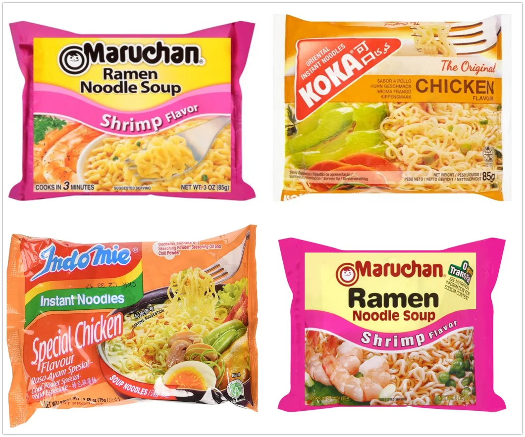 Semi-Automatic Instant Noodles Fried Pillow Pack Horizontal Packing Packaging Wrapping System