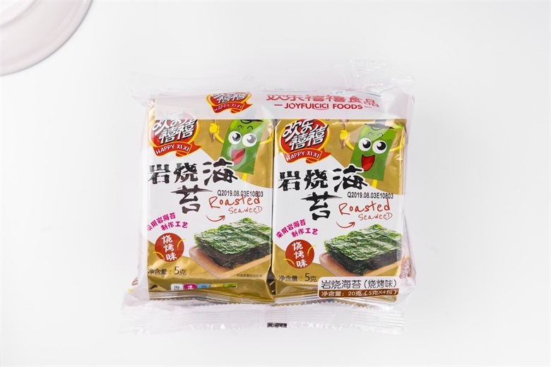 Marine Vegetables Aquatic Spicy Seafood Laver Snacks 20g for Children