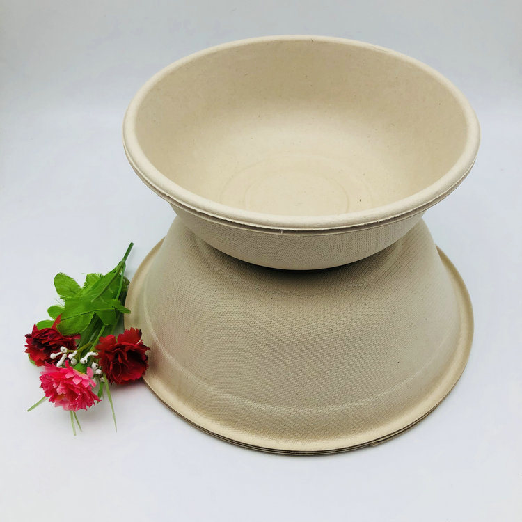 Biodegradable Bagasse Bowl Cheap Sugarcane Pulp Disposable Bowls for Soup