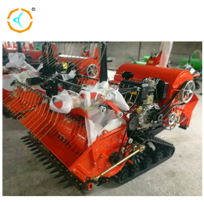 Chongqing Yonghan 4lz-0.6A Wheel Mini Combine Harvester Rice Harvester